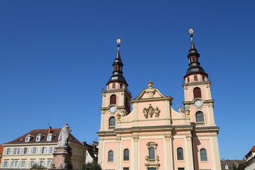 Fototapeta na wymiar Cathedral of Ludwigsburg, Germany