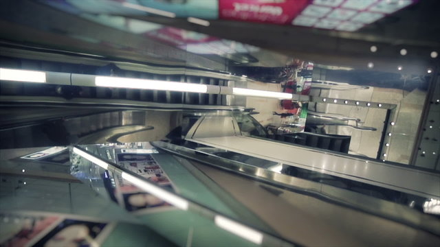 Fancy Escalator in mall