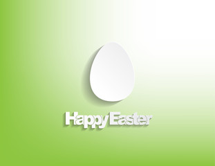 Happy Easter with a egg