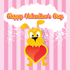 love concept illustration. valentine day love beautiful card.