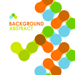 Colorful modern geometric abstract background
