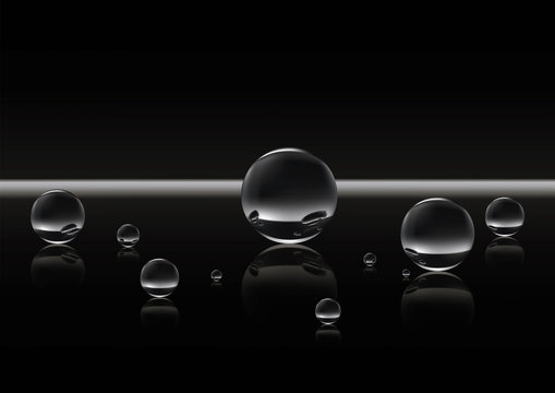 Group specular spheres on reflecting surface