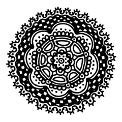 Naklejka premium Painted Circle