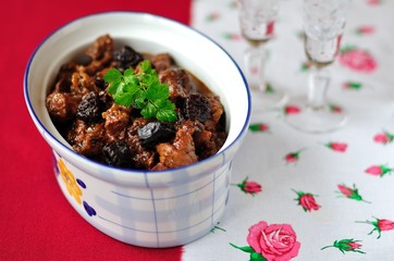 Pork, Prune and Port Ragout