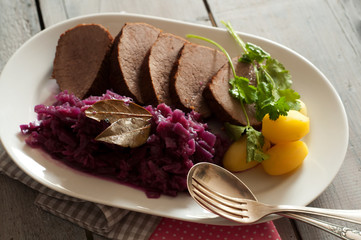 Frischer Rotkohl