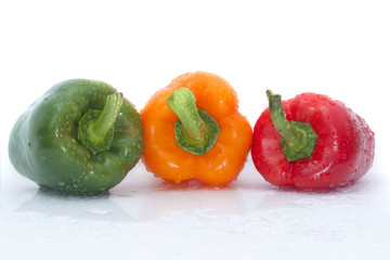 Bell peppers tricolor
