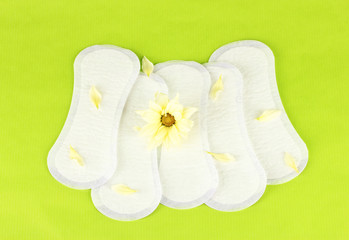 daily panty liners and yellow flower