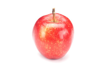 red apple isolated on white