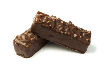 Small waffles with chocolate