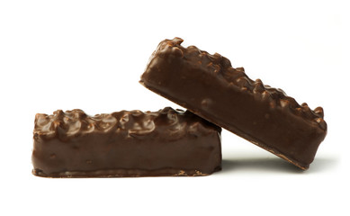 Small waffles with chocolate