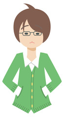 引込み思案　若者　女性