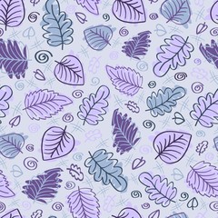 Seamless leaf pattern