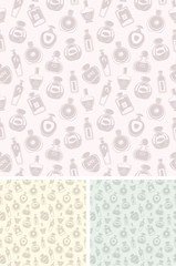 Seamless perfumes pattern