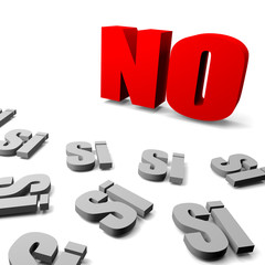 Thinking different concept illustration