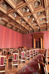 Empty conference hall