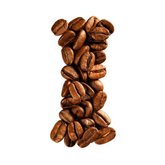 Coffee alphabet letter