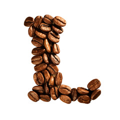 Coffee alphabet letter