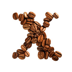 Coffee alphabet letter