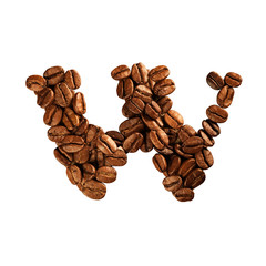 Coffee alphabet letter