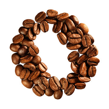 Fototapeta Coffee alphabet letter