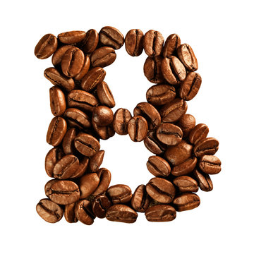 Fototapeta Coffee alphabet letter
