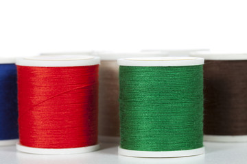 Spools of thread