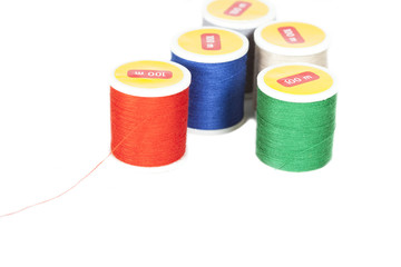 Spools of thread