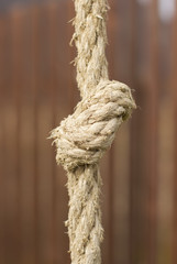 Tight rope knot