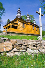 An old Orthodox church in Rzepedz, Poland.