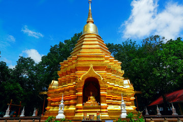 Naklejka premium Wat Phra That Doi Suthep is a major tourist destination of Chian