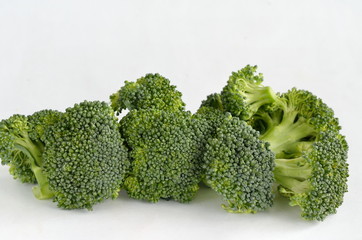 Broccoli vegetable isolated on white