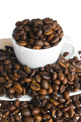 coffee cup on white background