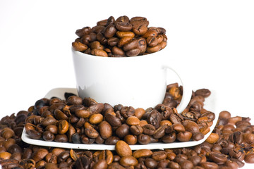 coffee cup on white background