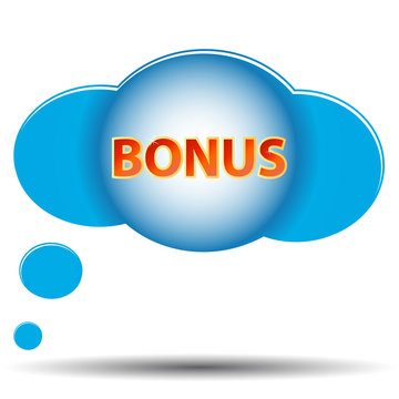 Blue bonus icon