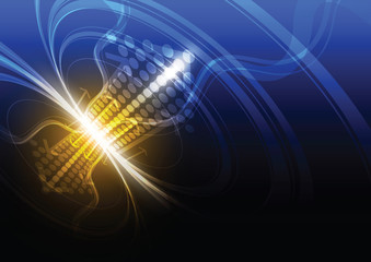 arrow connection concept background