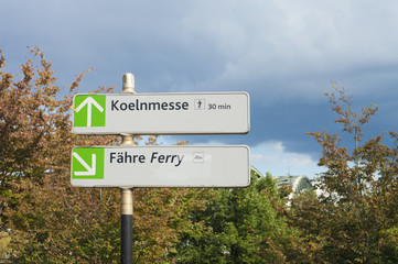 direction sign