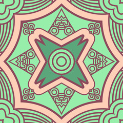 Vector square decorative design element