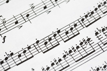 Fototapeta premium Musical score