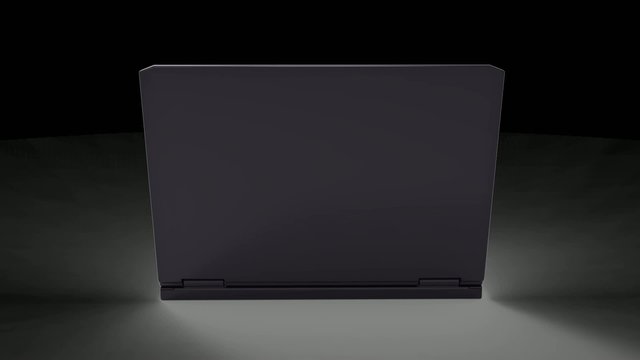 laptop spining