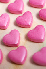 Obraz premium colorful sugar hearts