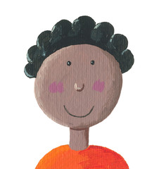 Cute african child