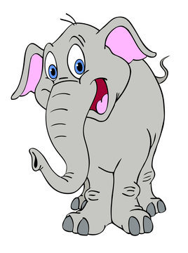 Fototapeta Happy Elephant