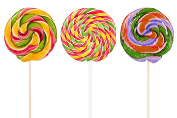 Colorful lollipops