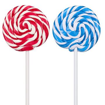 Colorful lollipops