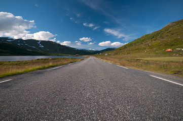 Fototapeta premium Road to Nordkapp/ Northcape, Norway