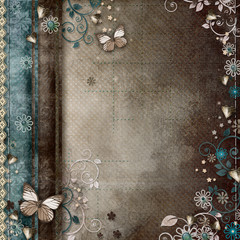 Vintage background for invitation or congratulation