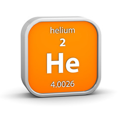 Helium material sign