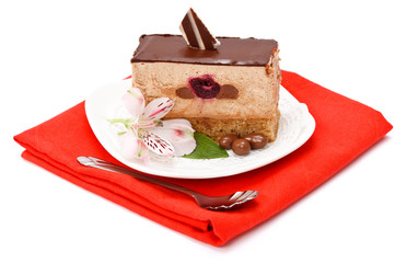 Chocolate mousse cake