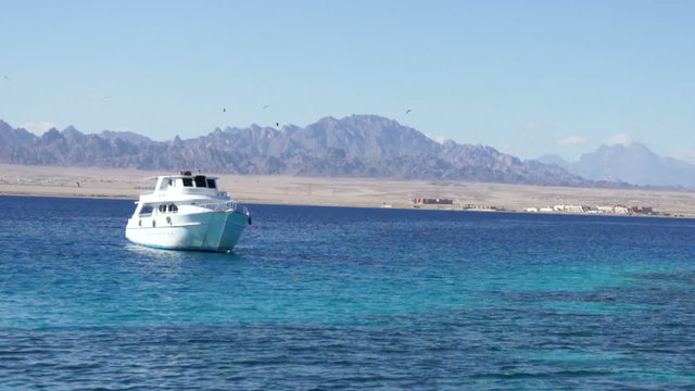 Yacht in Red Sea