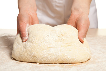 Kneading dough